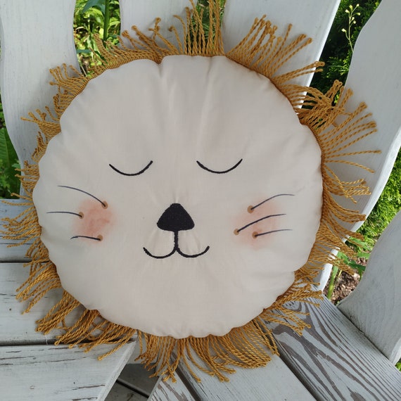 Lion pillow lion animal pillow decorativ pillow Etsy