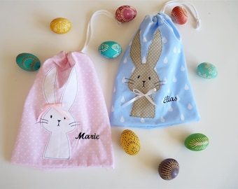 Personnalisés de sac de Pâques, Pâques, lapin de Pâques, panier de Pâques, sac personnalisé, sac de lapin,