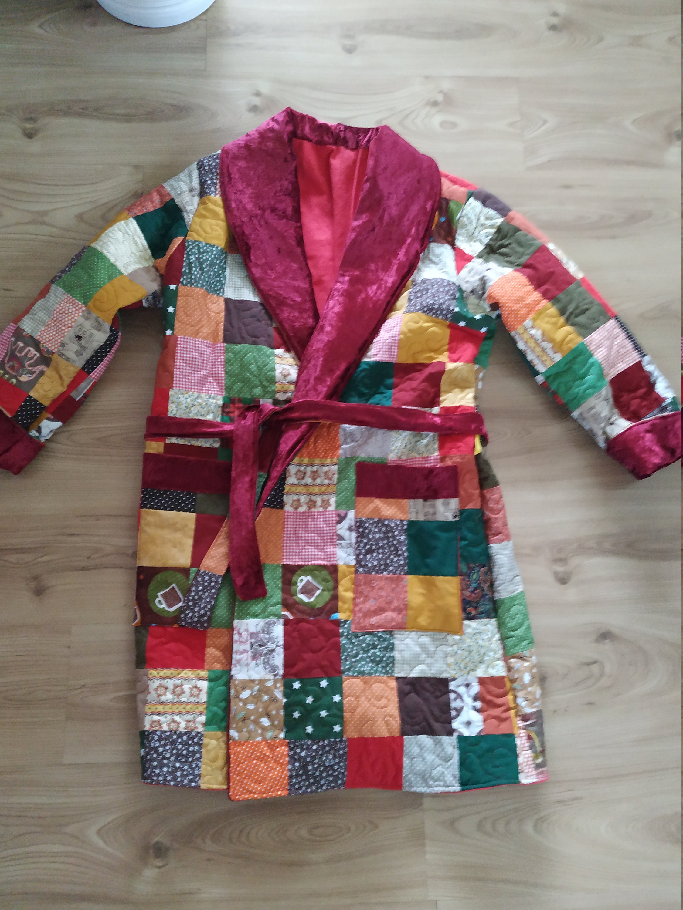 Hobbit Bathrobe Frodo Patchwork Bathrobe Custom Bathrobe - Etsy