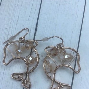 Wire Beaded Dolphin Earrings,Dolphin Earrings,Dolphin Jewelry,Beaded Dolphin Earrings,Wired Porpoise Earrings,Porpoises,Dolphins,