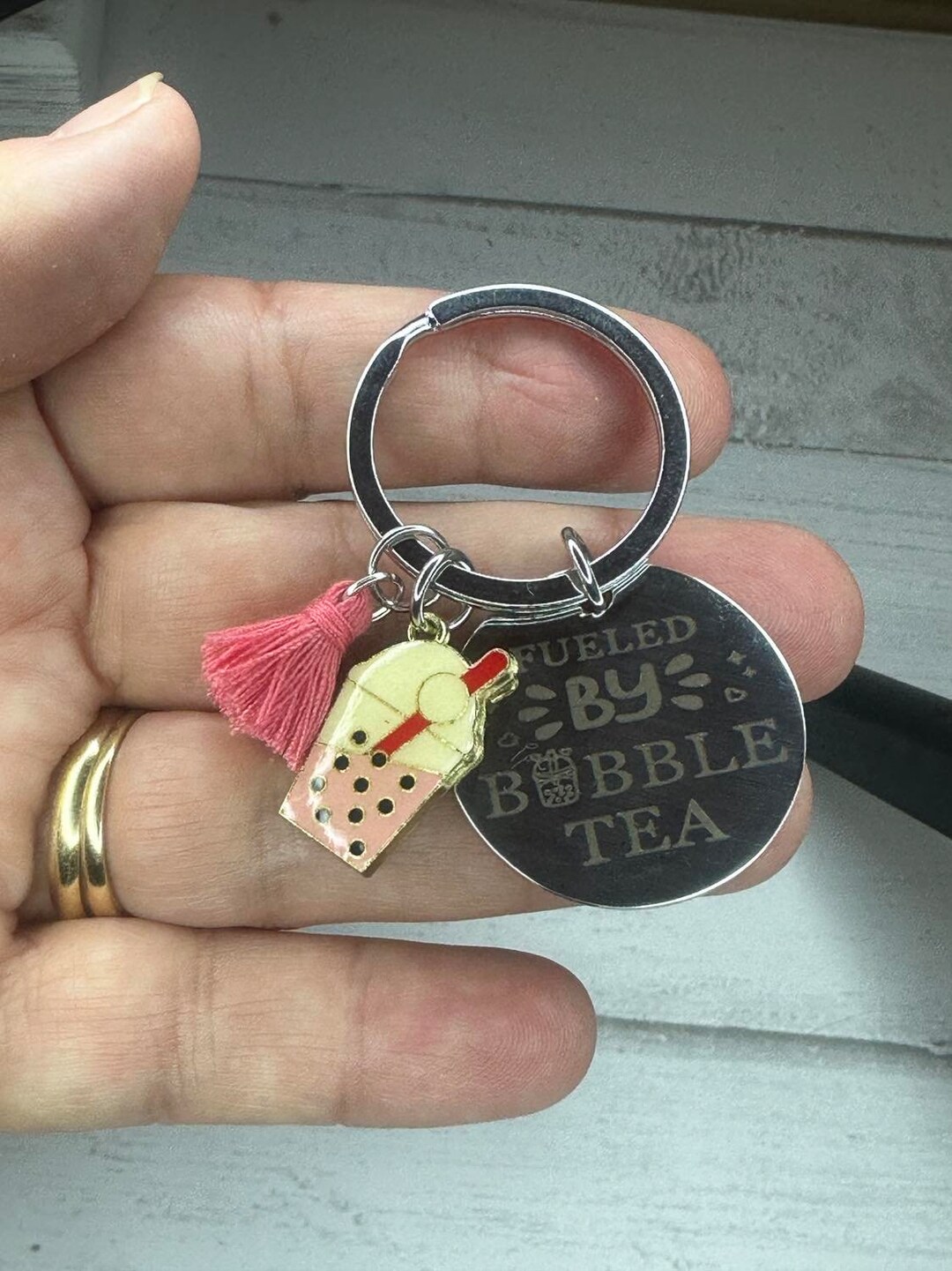 Bubble Tea Keychain,bubble Tea Lovers Gift,bubble Tea Keyring,gift for