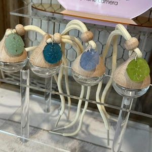 Sand Dollar Aromatherapy Diffusers,Hanging Diffuser,Essential Oil Diffusers,Sea Glass Diffusers,Car Air Freshener ,Coastal Diffusser