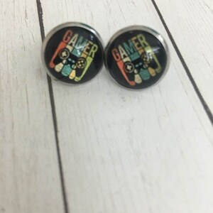 Gamer Earrings,game Controller Earrings,video Game Console,gamer Ear ...