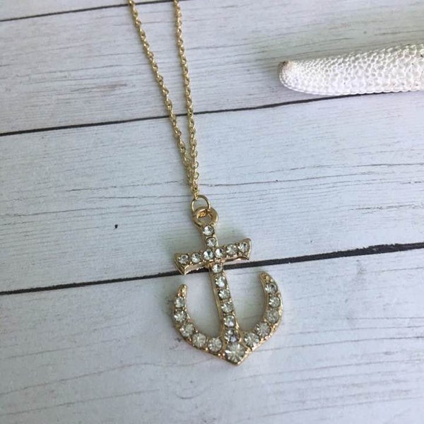 Anchor Anklet,Nautical Anklet,Anchor Rhinestone Anklet,Nautical Body Jewelry,Nautical Jewelry,Anchors,Pave Crystal Anchor Anklet,Anklet