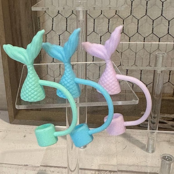 Mermaid Tail Straw Topper,Mermaid  Stanley Straw Cover,Stanley Charm,Quencher,Tumbler Accessories,Straw Covers,Stanley,Mermaids,Cup Topper