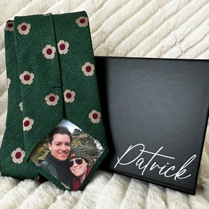 Custom Photo Tie Patch | Father of the Bride | Groom Gift | Iron On | Anniversary | Father of the Groom | Wedding Father Gifts Patches