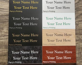 Custom Laser Engraved 2x4 Plastic Labels – Asset, Valve, Panel Tags