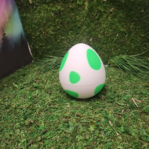 Yoshi Egg Switch Game Holder | Nintendo Game Cartridge Stand | 3D Printed Yoshi Decor | Mario Fan Gift | Mario Themed Gamer Gift