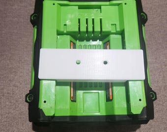 3D Printed EGO Battery Wall Mount - Minimal Design – PETG Outdoor Durable – Includes Screws & Anchors - EGO Battery Wall Organizer