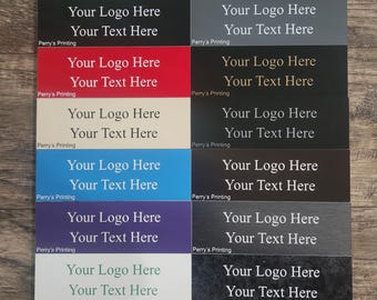 Custom Laser Engraved 2x6 Plastic Labels – Multi-Color Asset, Valve, Panel Tags – Personalized Equipment Sign