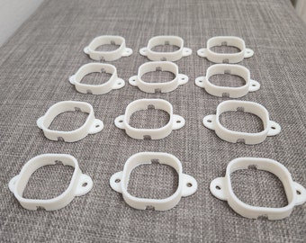 Govee Light Pro Mounting Brackets | PETG Clips for Permanent Outdoor Lights | Weatherproof 12-Pack for Easy Install - Heavy Duty