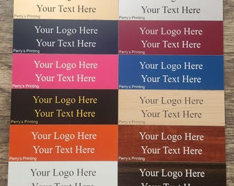 Custom Laser Engraved 2x6 Plastic Labels – Asset, Valve, Panel Tags – Personalized Equipment Sign