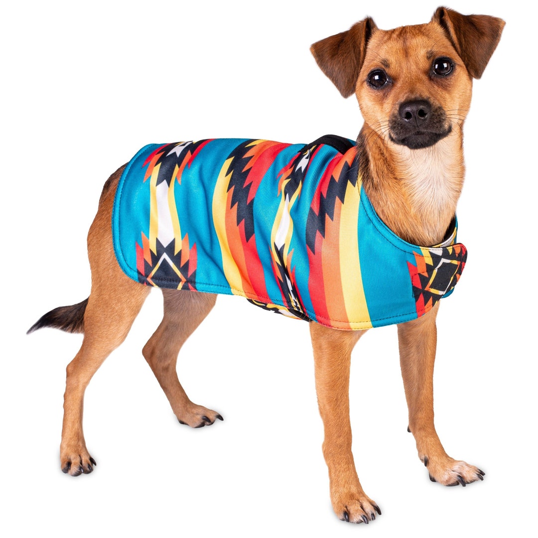 Southwest Dog Poncho Etsy