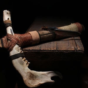 Native American Inspired Bone Tomahawk - Display Piece - Macabre ...