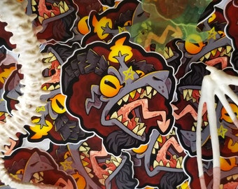 AAAAHHHH Satan Sticker