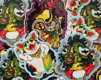 Afgeprijsde gepensioneerde stickers