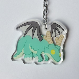 Dragon Maid Charm - Tohru Charm - Miss Kobayashi&#39;s Dragon Maid - Dragon Charm - Dragon Keychain