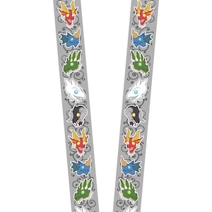Dungeons and Dragons Lanyard - Tiamat Lanyard - Dragon Queen - Chromatic Dragon - Dragon Lanyard