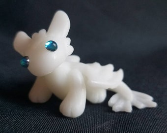 cute light fury necklace light fury dragon gift for dragon etsy