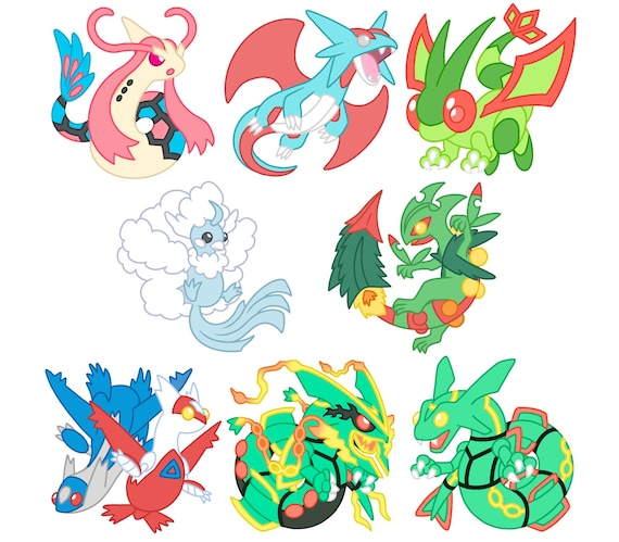 ポケモン ルビー・サファイア ステッカー - 第3世代 - ミロカロス