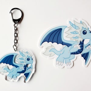 Zym Charm - Zym Sticker - Dragon Prince Charm - Dragon Prince Sticker - Azymondias - Acrylic Charm - Double Sided Charm - Dragon Keychain