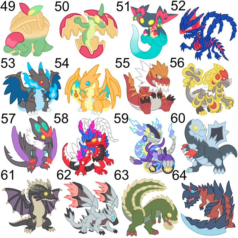 Dragon Stickers Deal 3 for 10 Dollars Discount HTTYD Pokemon Monster Hunter Godzilla Yugioh World of Warcraft image 4