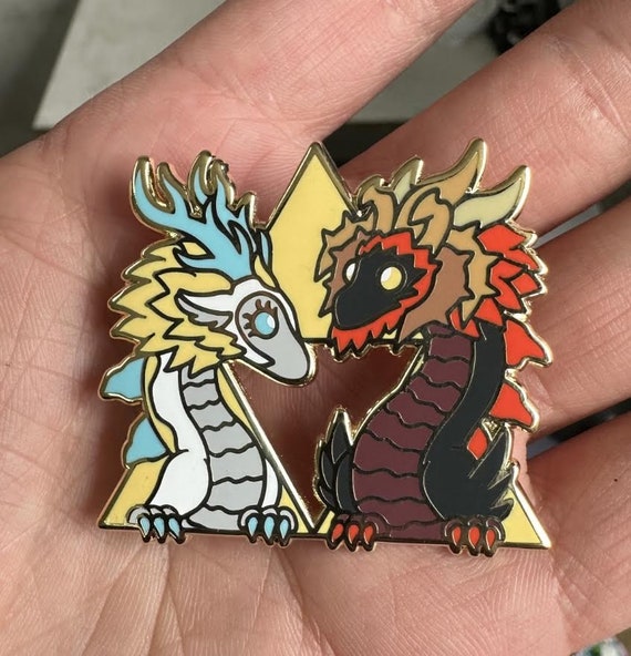 Legend of Zelda Dragon Pins - Light Dragon - Demon Dragon