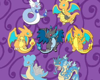 ポケモン - ギャラドス、カイリュー、リザードン il_340x270.6804834589_jf6f.jpg