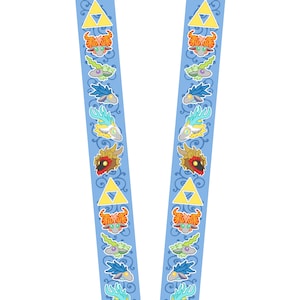 Legend of Zelda Dragon Lanyard - Light Dragon - Demon Dragon - Dinraal - Naydra - Farosh - Dragon Lanyard - Legend of Zelda