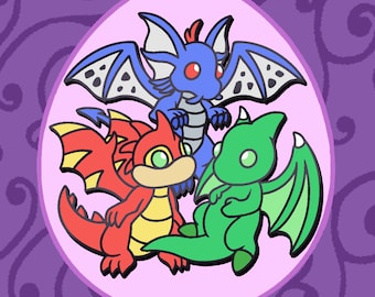 PREORDER Neopets Pin - Shoyru Pin - Scorchio Pin - Draik Pin - Dragon Pins - Enamel Pins