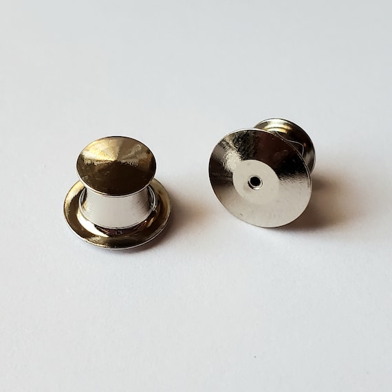 Gold Locking Pin Backs