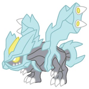 Pokemon Black and White Dragon Stickers - Generation V - Reshiram - Zekrom - Kyurem - Druddigon - Hydreigon - Haxorus - Unova Region - Vinyl Kyurem