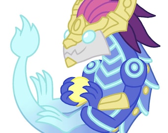 Aurelion Sol Charm - League of Legends Charm - Acrylic Keychain - Dragon Charm