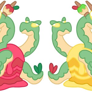 Pokemon Sword and Shield Dragon Charms - Generation VIII - Hydrapple ...