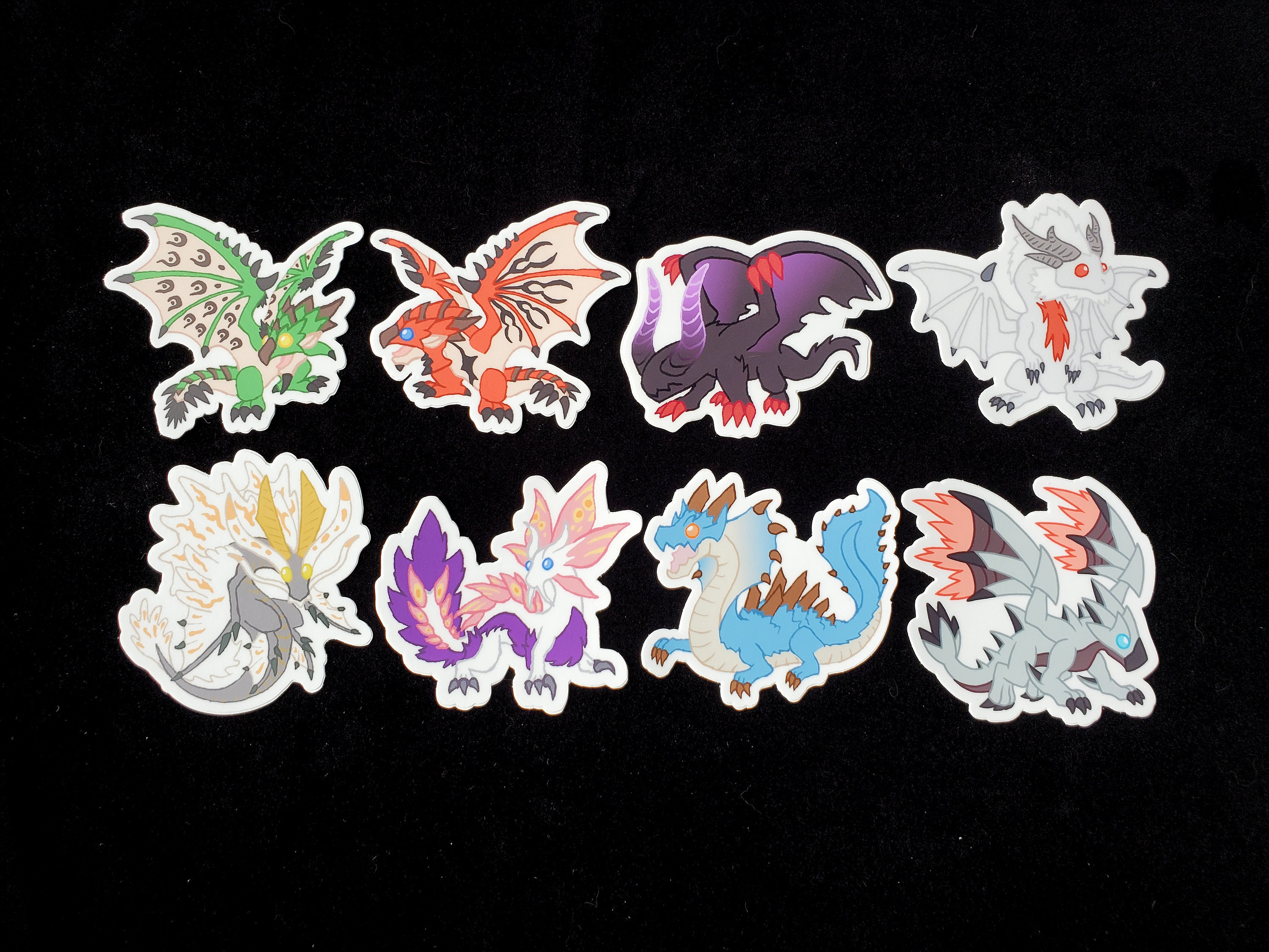 Monster Hunter Stickers Rathalos Rathian Gore Magala | Etsy
