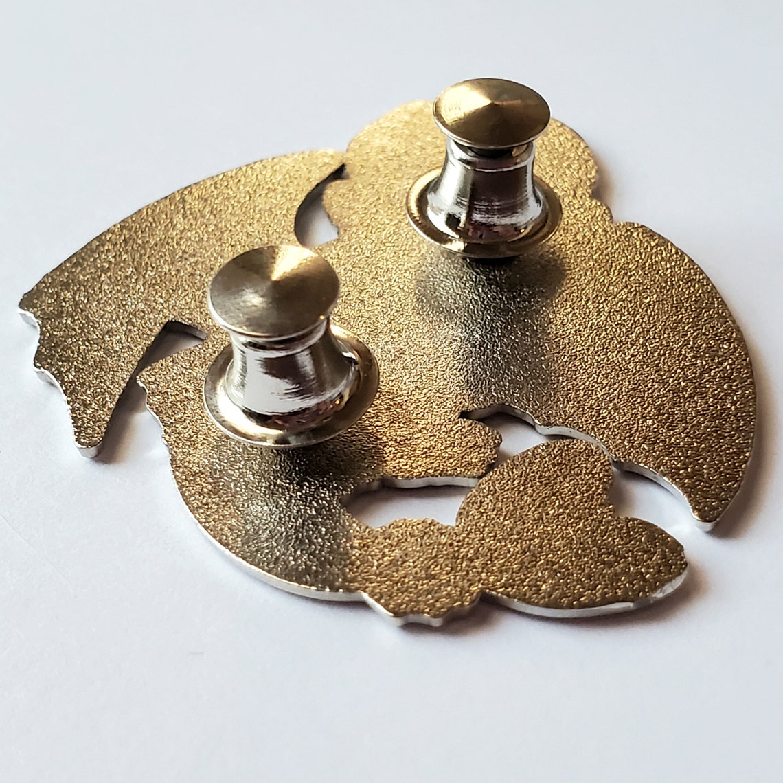 Locking Pin Backs Upgrade - Pin Clasp - Silver Pin Back - Gold Pin Back ...