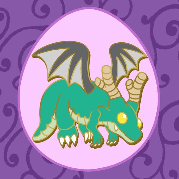 Dragon Maid Pins - Tohru Pin - Kanna Pin - Cute Dragon - Enamel