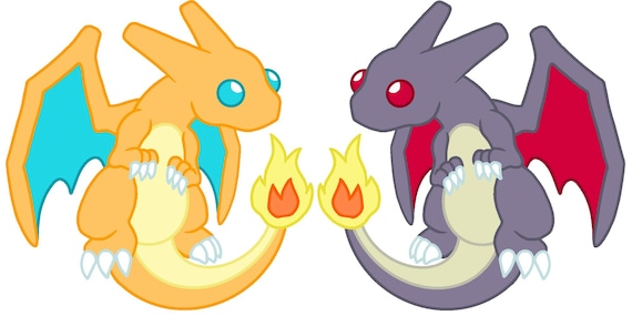 ポケモン 赤と青のドラゴンチャーム - 第 1 世代 - リザードン - メガ