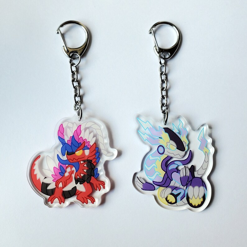 Pokemon Scarlet and Violet Charms Koraidon Charm Miraidon Etsy