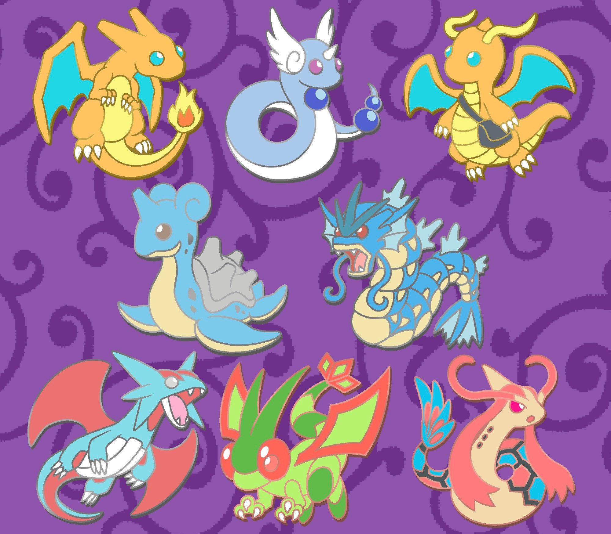 dragon type pokemon wallpaper