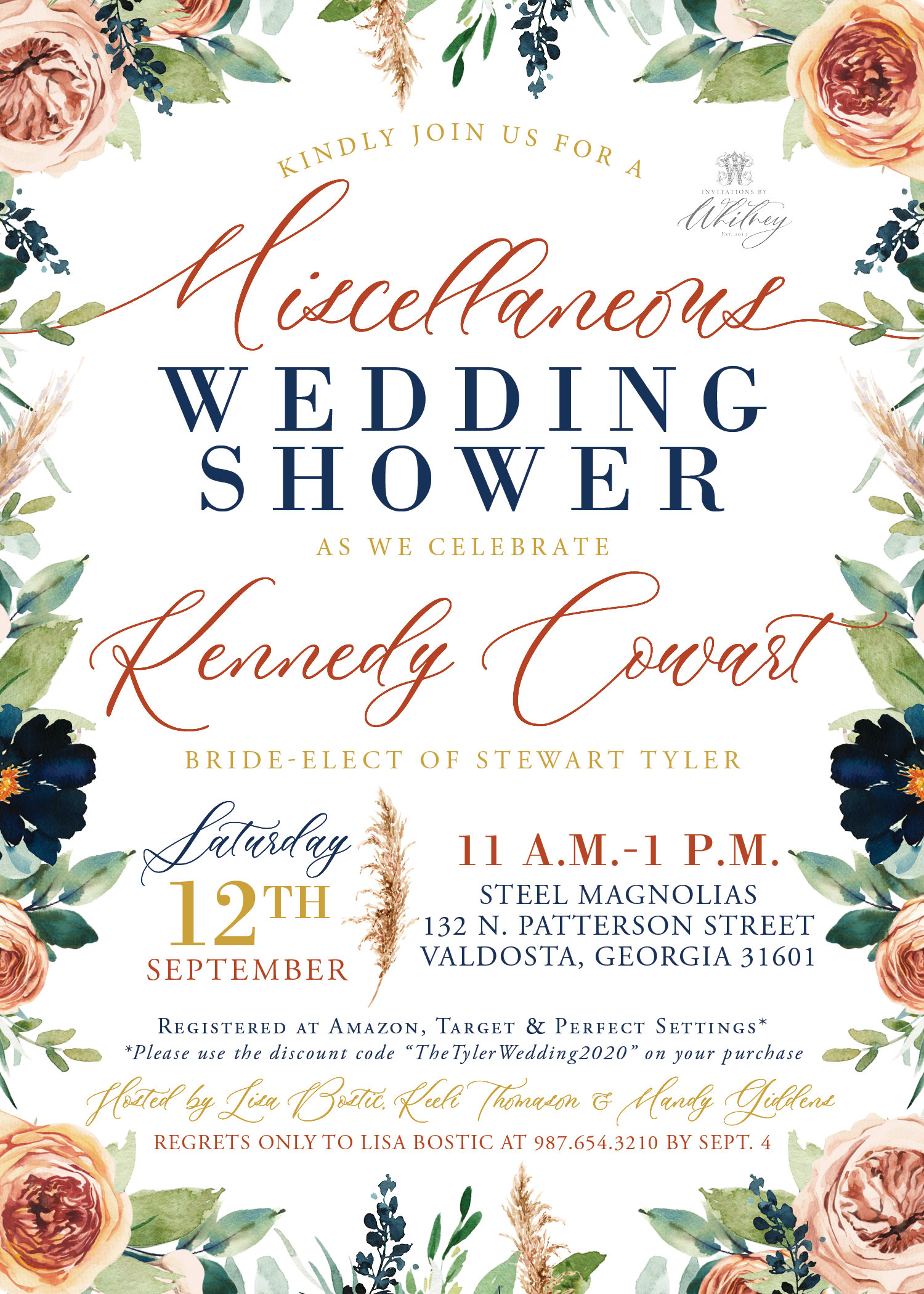 Miscellaneous Bridal Shower Invitation Misc. Bridal Shower Etsy