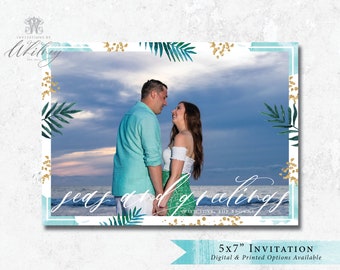 Seas and Greetings Christmas Card, Beach Christmas Card, Ocean Holiday Card, Season's Greetings Christmas Card, Beach Christmas Card