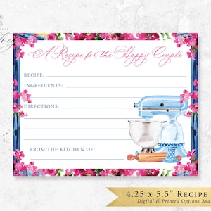 Carte de recette Mamma Mia pour la douche nuptiale, Carte de recette Mamma Mia pour la douche nuptiale, Côte amalfitaine, Santorin, Grèce, Recette
