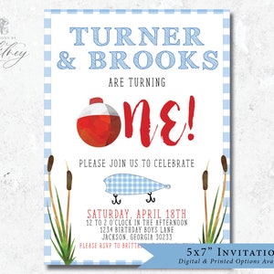 Fishing Birthday Invitation, Gone Fishing Invitation, O Fish Al Birthday Invitation, Fishing Party Invitation, It&#39;s O-Fish-Al Invitation
