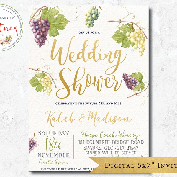 Vineyard Wedding Etsy