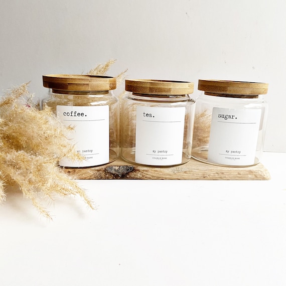 Tea Coffee Sugar Glass Jars With Bamboo Wooden Lids And Uk Tea Coffee Sugar Glass Jars With, Ceramic Storage Jars With Wooden Lids Uk