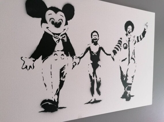 Banksy Napalm Canvas Print – Street Art Reproduction - Etsy