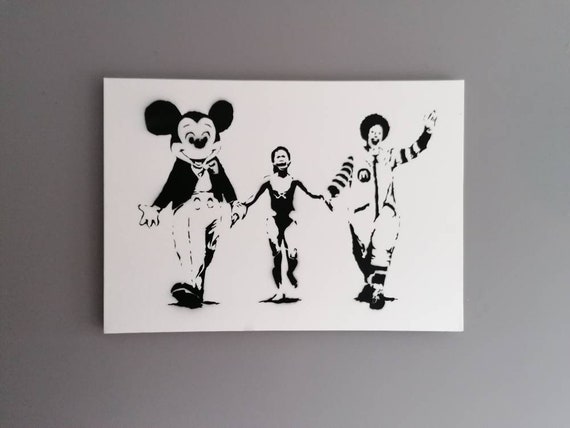 Banksy Napalm Canvas Print – Street Art Reproduction - Etsy