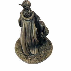 Figurine En étain La Vierge Et La Licorne, Fantasy & Legend, Sculpture Mythologique