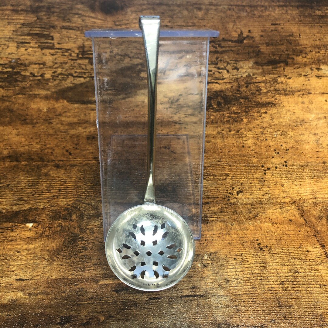 Vintage EPNS Tea Leaf Strainer/ Sugar Sifter Spoon/ Ladle Etsy